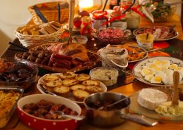 Cena natalizia tipica italiana